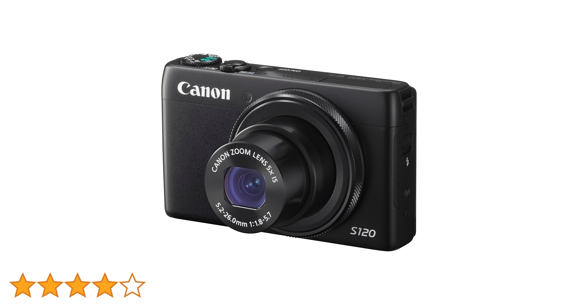 Amazon | Canon デジタルカメラ PowerShot S120(ブラック) F値1.8 広角